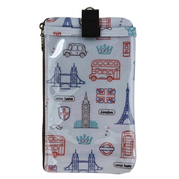 Waterproof Europe Phone Case Pouch W/ Neck Strap - Picture 3 of 11